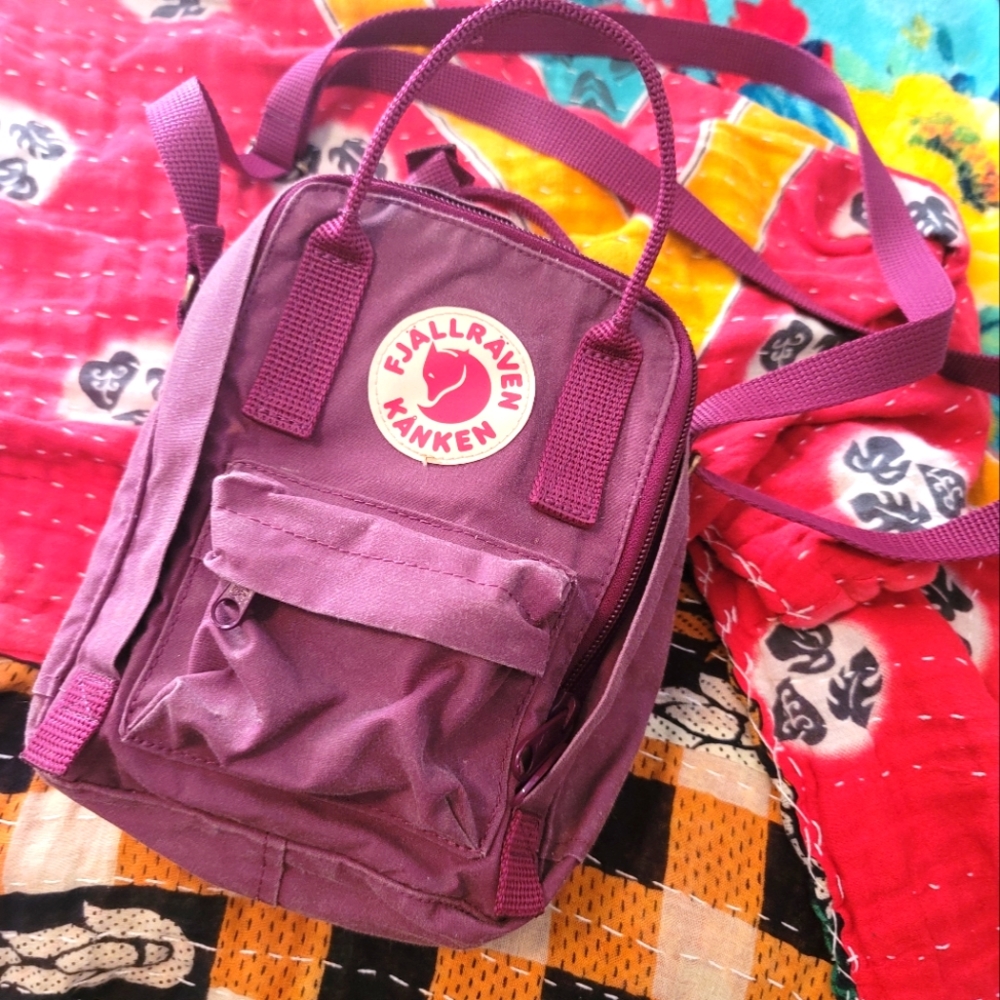 Fjallraven mini backpack crossbody